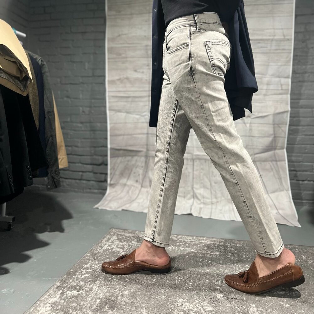 Levi's denim washout grey new without tags